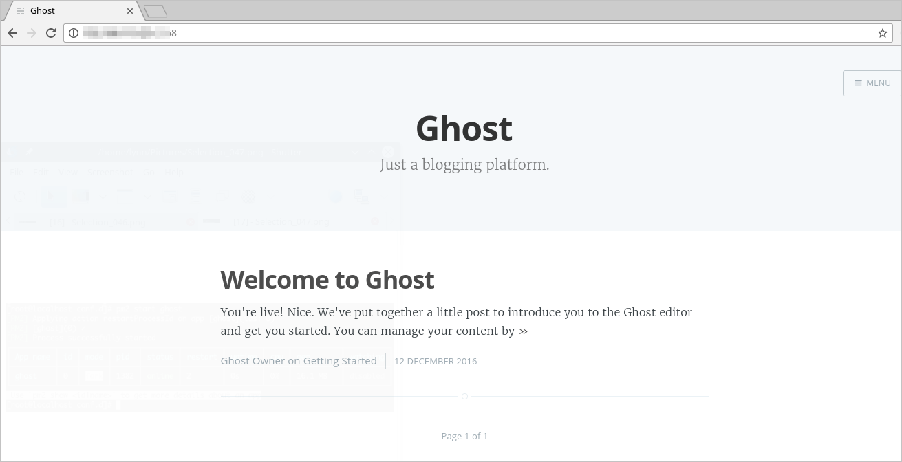 Ghost网页